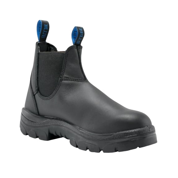 Steel Blue Men's Hobart 6" Water Resistant Work Boot Toe - 812901-BLK 13 EE US