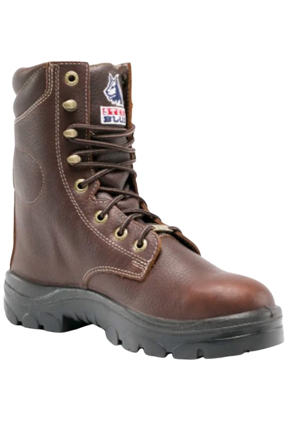 Men's Portland 8" Water Resistant Western Work Boot Soft Toe - 810955-OAK 12 EE US
