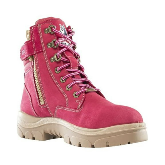 Steel Blue Work Boots Womens Southern Cross 6 Inch Slip Resistant Wide Stee