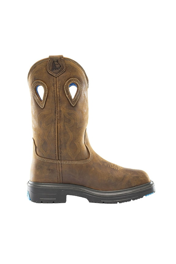 Mens Blue Heeler 10 Inch Waterproof Wide Steel Toe