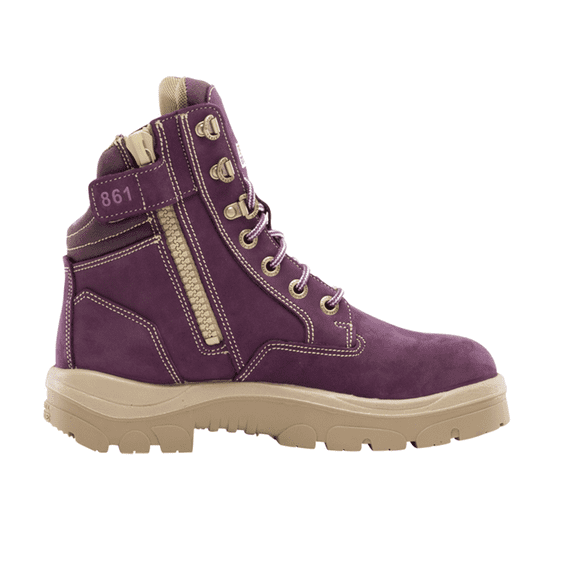 Steel Blue Work Boots Womens Southern Cross 6 Inch Zippered Slip Resistant