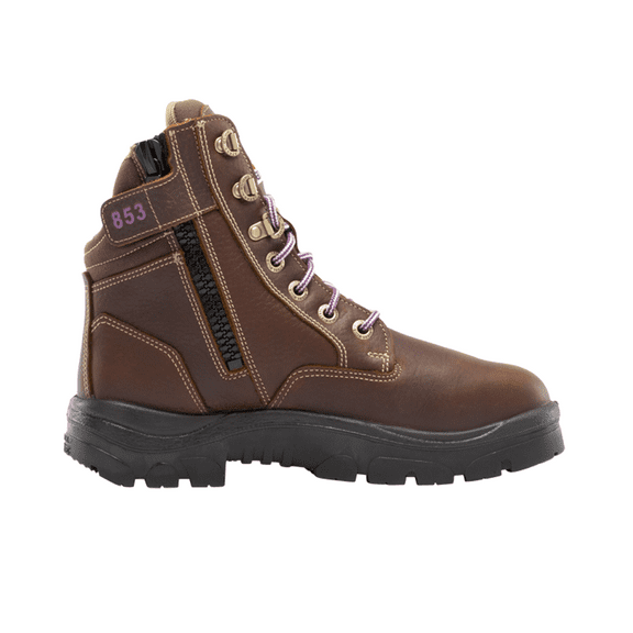 Steel Blue Women's Southern Cross 6" Water Resistant Work Boot Toe - 892853-OAK 6 W  US