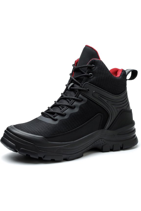 Steel Boots for Men - Slip Resistant and Durable Safety Shoes Men's Indestructible Construction Work Boots with Composite Safety
