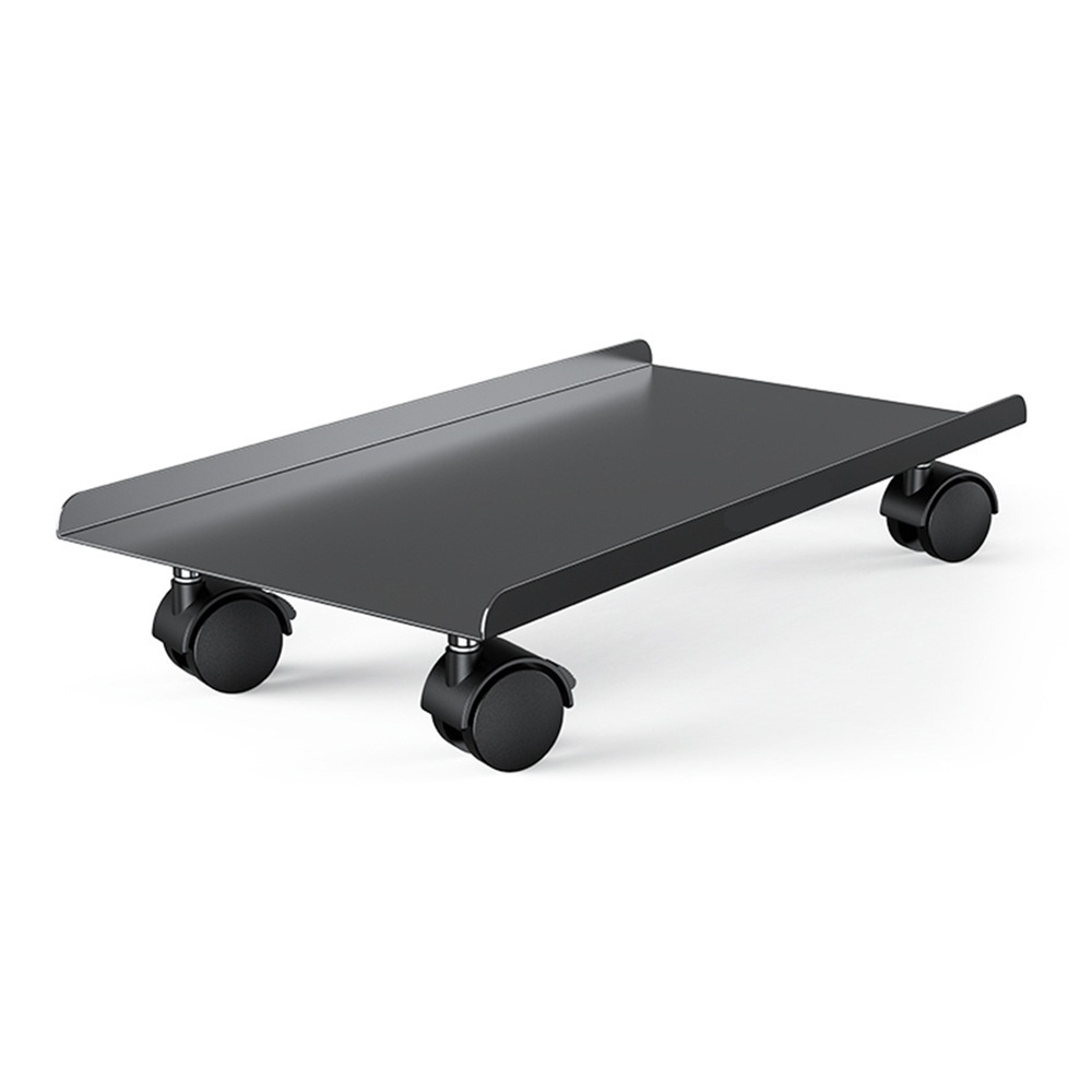 Steel CPU Stand with Locking Rolling Caster, Mobile Dolly PC Storage ...