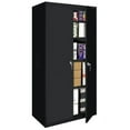 thumbnail image 1 of Steel Cabinets USA FS-36-B Fixed Shelf Storage Center - Black, 36 x 18 x 72 in., 1 of 2