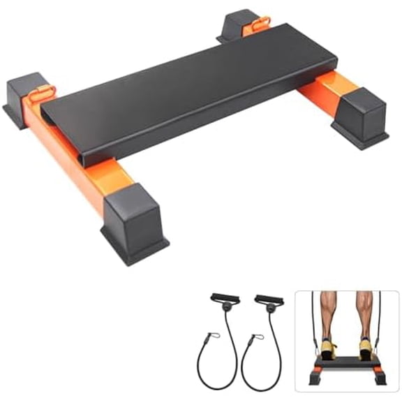 Steel Calf Raise Block, Heavy-Duty Calf Stretcher,Calf Raise Machine, for Squat and Stretch Exercises, with Tension Control Band for Full Body Workout - Gym,Home,Office$$Sport & Recreation Other