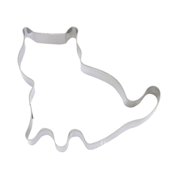 Steel Cat Shaped Cake Mould Sugarcraft Stainless Baking Cookies Kitchen Dining Bar