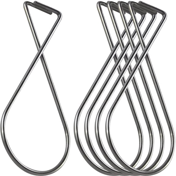Steel Ceiling Hooks 100 Pack Drop Grid Ceiling Clips 2.5in Long