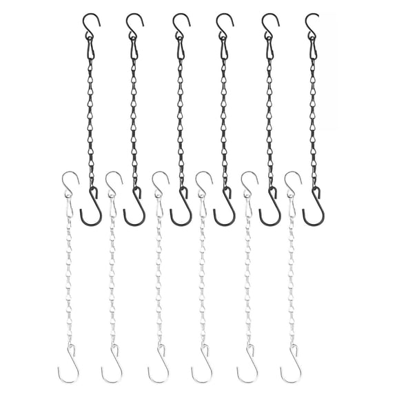Steel Chains for Hanging Planter Bird Cages Quick Setups Indoor Outdoor 12 Pack