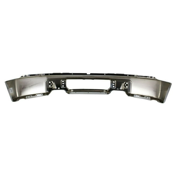 Steel Chrome Front Bumper For Ford 2009-2014 F-150 Truck WITHOUT Fog Lights