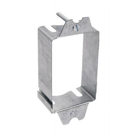 Steel City 3-1/2 cu in Rectangle Galvanized Steel 1 gang Box Extenders Silver