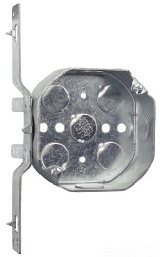 Steel City 3820511 4 in. Octagon Galvanized Steel Electrical Ceiling ...