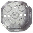 thumbnail image 1 of Thomas & Betts Octagon Electrical Ceiling Box - Steel - 4 in, Silver, 1 of 2