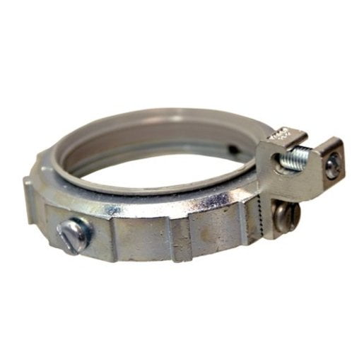 Steel City BG805L, Conduit Grounding Bushing, 11/2 Rgd/Imc Dc Zinc In, 1 PC