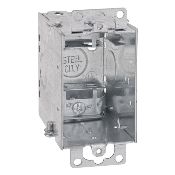 Steel City CWX-25 Gangable Switch Box with Clamp and Ears