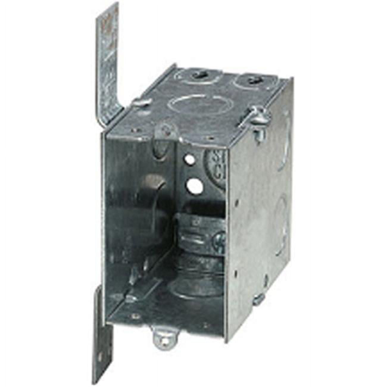 Steel City Electrical Gangable Switch Box, Steel, 3