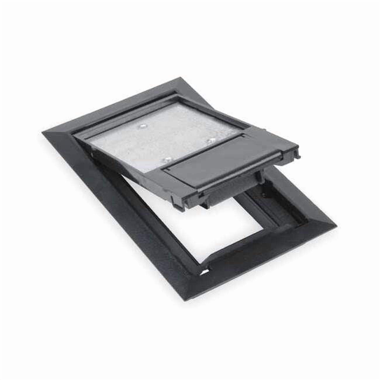 Box Cover, Floor Box Type, 1 Gang, PVC 664-CST-SW-BLK - Walmart.com