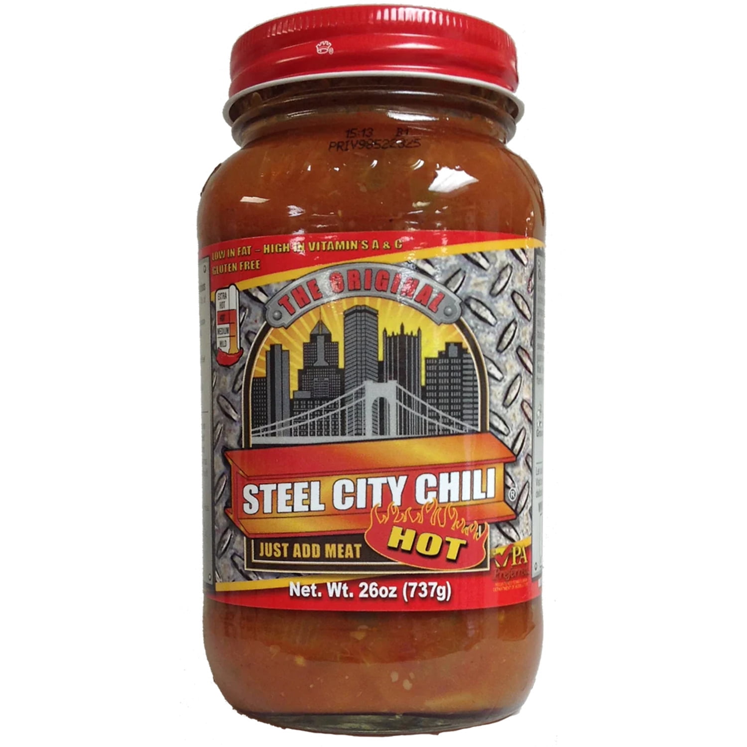 Steel City Hot Chili 26 oz