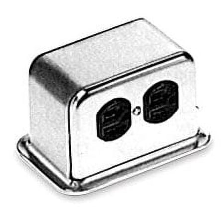 Steel City SFH 50 2RG, Floor Service Fitting, Abv Flr 2Bk-Bk Dplx Rcpt, 1 PC