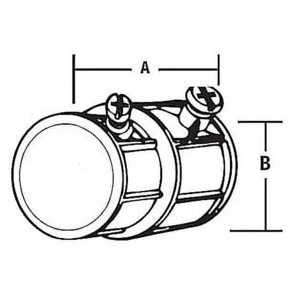 Steel City TX222 3/4 FLEX TO EMT Coupling