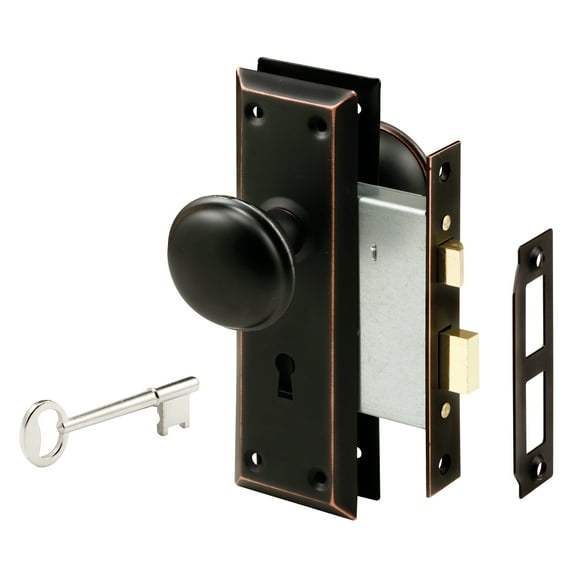 Steel, Classic Bronze, Interior Door Lock Lock-Set