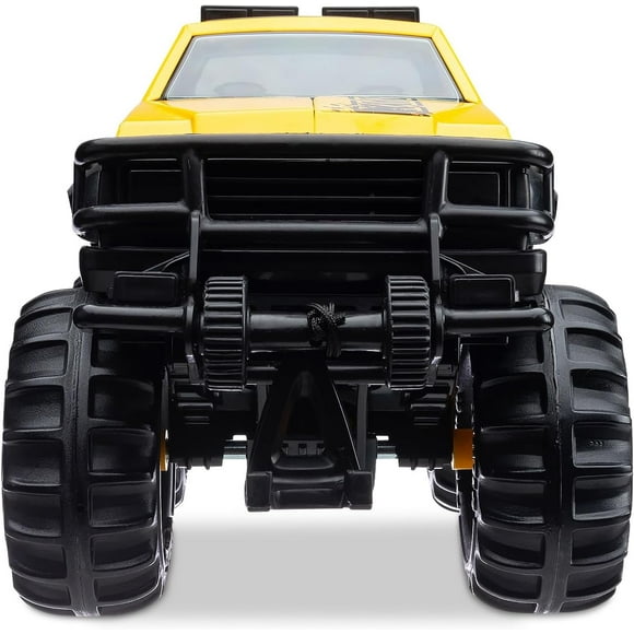 Steel Classics 4x4 Pickup Truck - Made with Steel & Sturdy Plastic, Yellow Toy Construction Truck, Boys and Girls, Kids, Toddlers, Ages 3+