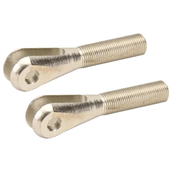 Steel Clevis, 5/8-18 RH Thread, 3/8 Inch Slot, Zinc Plated 2 PK