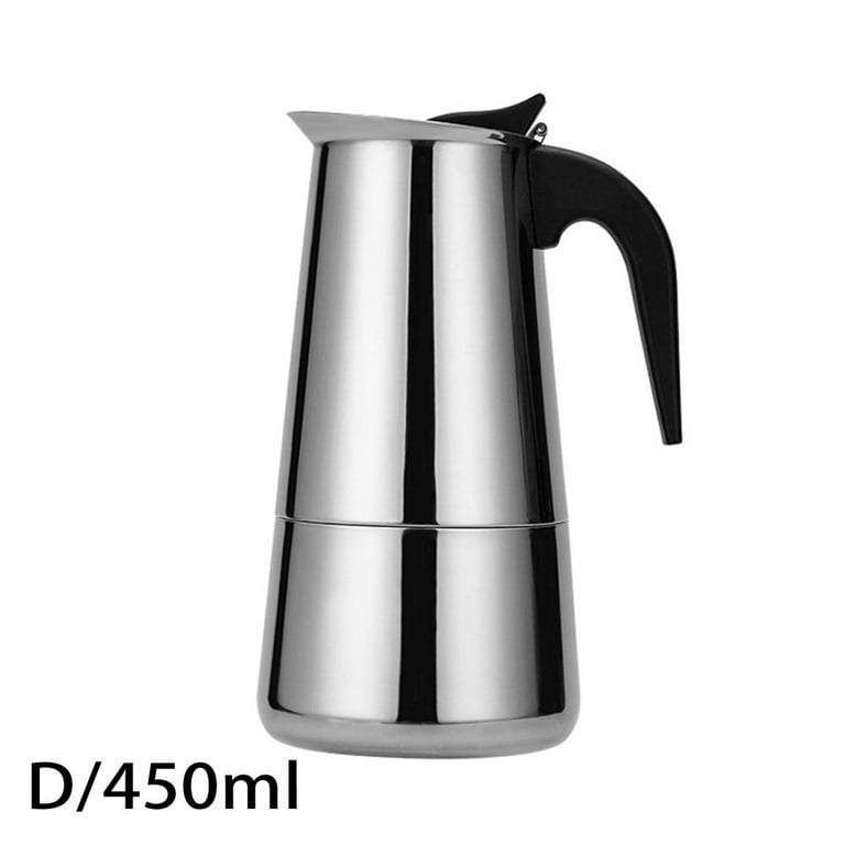 Yosoo Coffee Maker, Stainless Steel Moka Coffee Pot Stovetop Espresso Latte Maker Percolator Stove Top Filter Coffee Maker Pot Easy