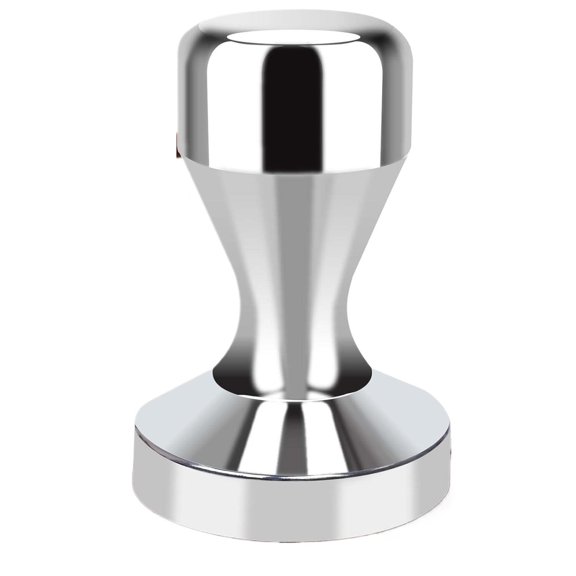 Steel Coffee Tamper, 51mm Tamper, 51mm Tamper with Steel Handle, Coffee Powder Press (Silver) (Silver)