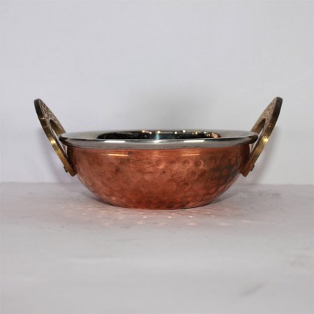 Steel Copper Kadai 241g (Pack of 8)