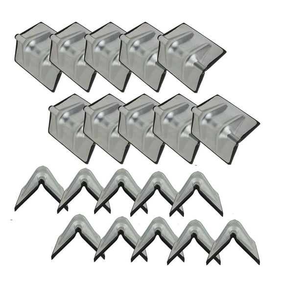 Steel Corner Protector with Rubber Chain Cargo Flatbed (20 - Pack)