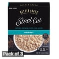 thumbnail image 1 of Better Oats Steel Cut Instant Oatmeal with Flax Seeds (Pack of 3), 1 of 1