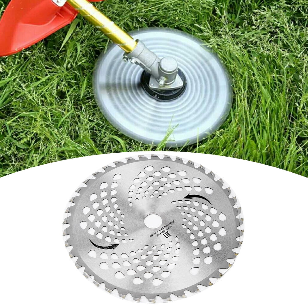 Steel Cutting Blade, 40 Tooth Lawn Steel Round Cutting Blade Grass