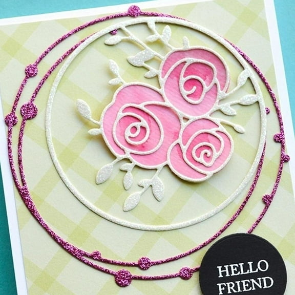 Steel Cutting Die, 3.0 x 3.1 Inches, Creates Intricate Paper Designs, Perfect for Crafting Greeting Cards and Invitations