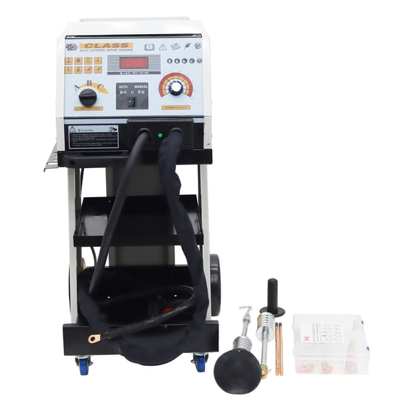 Steel Dent Pulling Machine Inclined Leg Type Car Repair Spot Dent Puller Auto Body Dent Pull Tool 220V