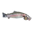 thumbnail image 1 of Steel Dog Denim Rainbow Trout Squeaker Dog Toy, Rope Core for Interactive Play, 1 of 4