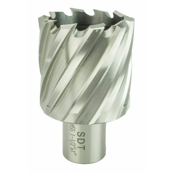 Steel Dragon Tools 1-1/2" x 1" HSS Annular Cutter with 3/4" Weldon Shank