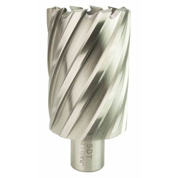 Steel Dragon Tools® 1-11/16" x 2" HSS Annular Cutter with 3/4" Weldon Shank