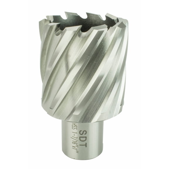 Steel Dragon Tools 1-7/16" x 1" HSS Annular Cutter with 3/4" Weldon Shank