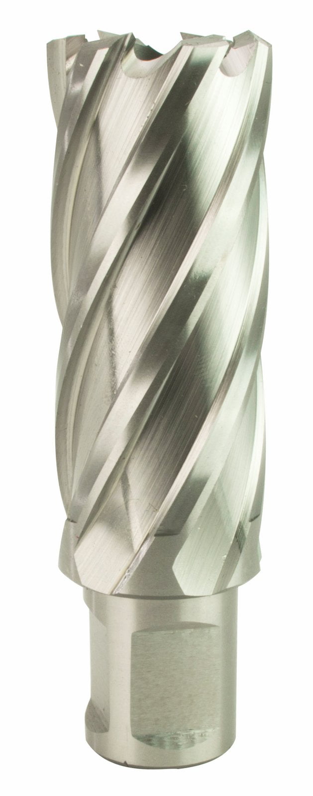 Hougen 1-1/8" Diam X 1" Deep High Speed Steel Annular Cutter Bright Finish, 3/4" Shank Diam