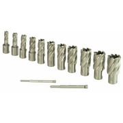 Steel Dragon Tools  13pc. High Speed Steel HSS Annular Cutter Kit 1 Depth