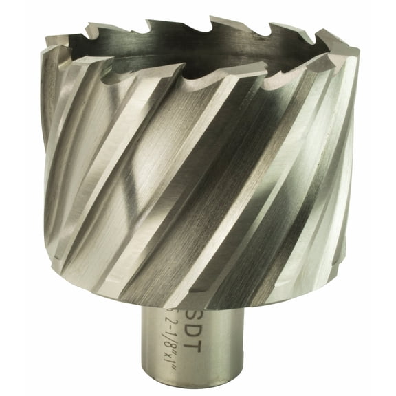 Steel Dragon Tools 2-1/8" x 1" HSS Annular Cutter with 3/4" Weldon Shank