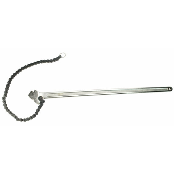Steel Dragon Tools 24" Steel Chain Pipe Wrench 40224 with 23" Chain