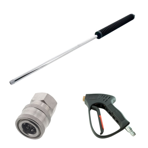 Steel Dragon Tools® 5000 PSI Pressure Washer Gun Kit 28" Wand With Coupler