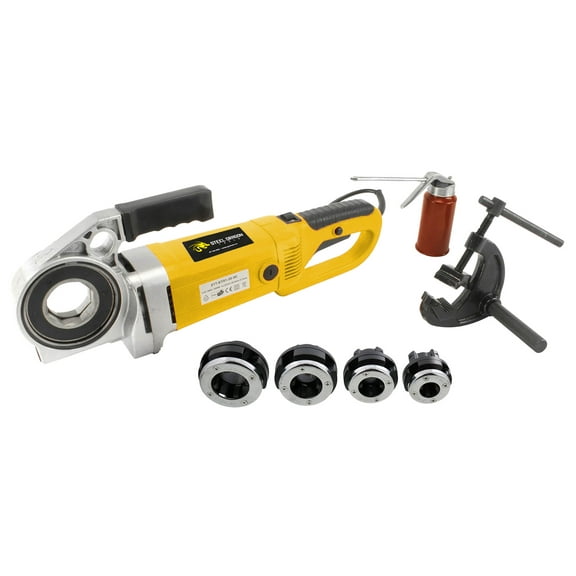Steel Dragon Tools 550 Portable Hand Held Pipe Threader Threading Machine