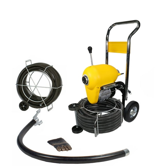 Steel Dragon Tools K1500A Drain Cleaner Cleaning Machine 120' C11 Snake Cable