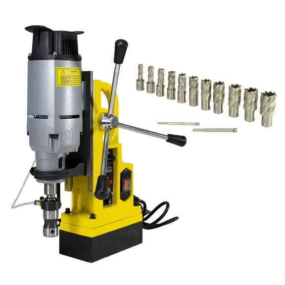 Steel Dragon Tools MD45 Magnetic Drill Press with 13PC 1" HSS Cutter Kit
