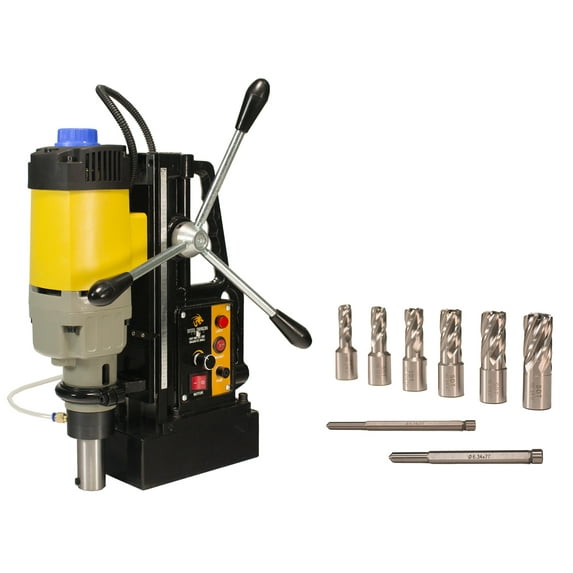 Steel Dragon Tools® MD50 Magnetic Drill Press with HSS Annular Cutters