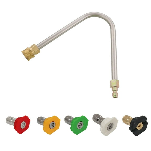 Steel Dragon Tools® U-Bend Gutter Attachment with 1/4" QC Nozzles 5.0 Orifice