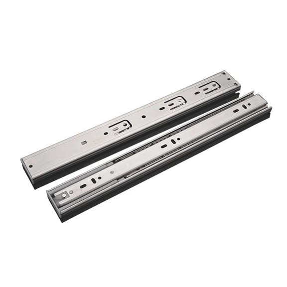 Steel Drawer Rails Three Rail Thickened Buffer Damping Cabinet Side Mounted Ball Guide Rail Runways